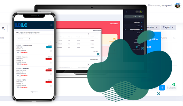 LDLC, Maintenance de parcs éoliens. Développement d'une application en mode SaaS.
